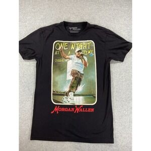 Morgan Wallen One Night At A Time 2024 Tour Shirt Black Small Concert Tee 2535